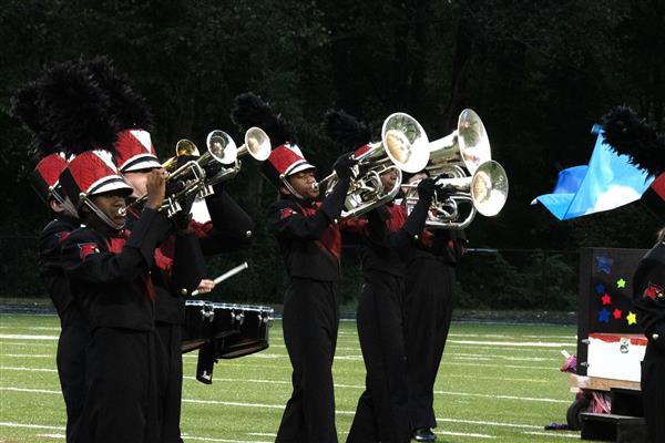 Crofton High School Marching Band Performing